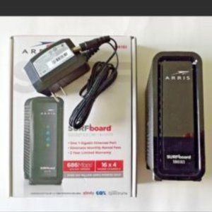 ARRIS SB6183 686 Mbps Cable Modem, Black Open Box